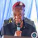 President Joseph Boakai addresses officials during a commissioning ceremony in Monrovia