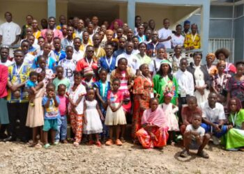 Baha’i representatives attend a community-building gathering in Sanniquellie, Nimba County