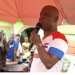 Nimba County Sen. Samuel Kogar speaking in Ganta