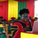 Tubman University faculty attend the opening convocation in Harper, Maryland County