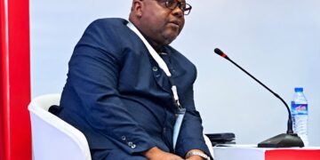 Law Reform Commission Chairperson Bornor Varmah speaks at Liberia’s non-performing-loan conference