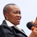 Former Chief Justice Sie-A-Nyene Gyapay Yuoh speaks at Liberia’s non-performing-loan conference
