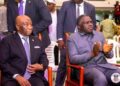 Vice President Jeremiah Koung delivers closing remarks at Liberia’s non-performing-loan conference