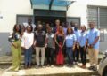 SAFish project officials present the initiative to University of Liberia administrators, faculty and students
