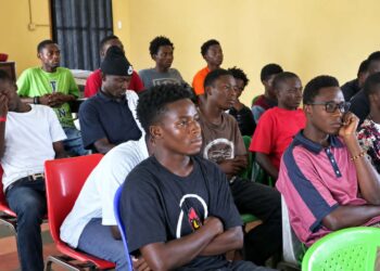 Lutheran Church officials and participants at the launch of a drug rehabilitation center in Bong County