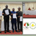 George Weah, Alexander Cummings and other opposition leaders attend a pact-signing ceremony in Monrovia