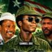 Former Liberian presidents William Tolbert, Samuel Doe and Charles Taylor