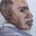 Illustration of former Liberian rebel commander Alieu Kosiah.