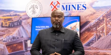 Liberia Chamber of Mines President Amara Kamara.