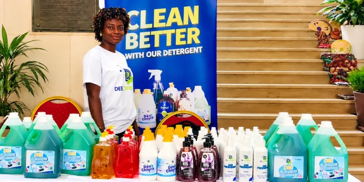 Deerah Mensah, founder of Dee Detergent.