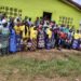 Participants at an LWEP community gathering in Gbojay, Bomi County.