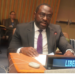 Liberian diplomat Baba Sillah addressing the United Nations Fourth Committee.