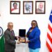 FeJAL President Lisa T. Diasay and Indian Ambassador Manoj Bihari Verma.