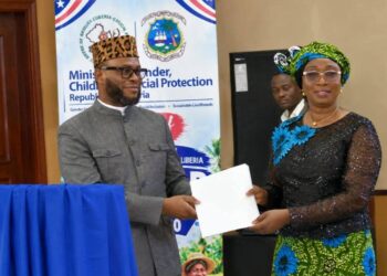 Gender, Children and Social Protection Minister Gbeme Horace-Kollie.