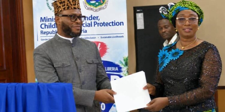 Gender, Children and Social Protection Minister Gbeme Horace-Kollie.