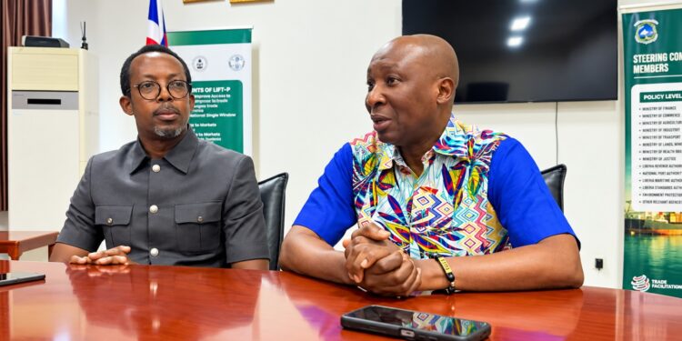 LiSA Director General Stephen Youngar Mambu and ARSO Secretary-General Hermogene Nsengimana.