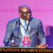 CBL Executive Governor Henry F. Saamoi speaking at MojaCom 32 in Accra, Ghana.