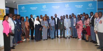 Liberian government delegates meeting Rwanda Revenue Authority officials in Kigali.