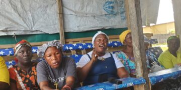 Members of the Armed Forces of Liberia widows’ group.
