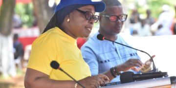 Liberia’s Foreign Minister Sara Beysolow Nyanti.