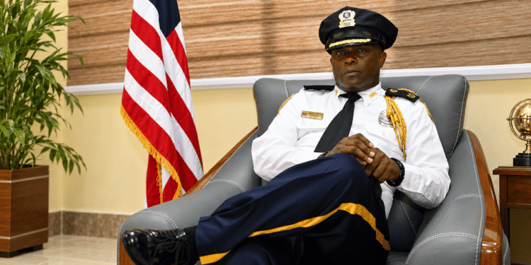 Former Liberia National Police Training Academy chief Saymor K. Mulbah