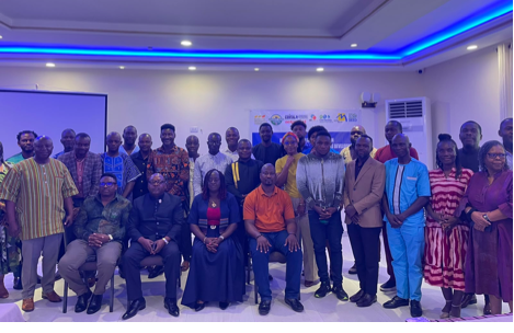 Participants at a dialogue on minerals, mining and inclusive sustainable development in Monrovia.
