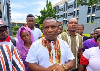 Members of a Montserrado District 10 residents’ group calling for a by-election