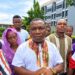 Members of a Montserrado District 10 residents’ group calling for a by-election