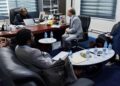 Law reform chairman in conversation with MCC Compact delegation