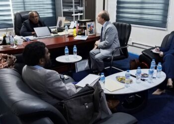 Law reform chairman in conversation with MCC Compact delegation