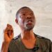 Yekeh Kolubah speaking at his Old Road residence in Monrovia.
