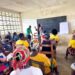 Participants attending a Liberia Women Empowerment Project business training session.