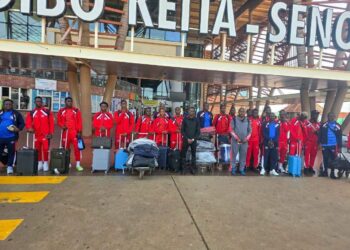 Members of Liberia’s U-20 national football team.