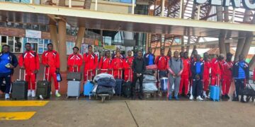 Members of Liberia’s U-20 national football team.