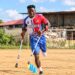 Members of Liberia’s men’s amputee national football team.