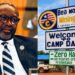 Collage of Sen. Amara Konneh and Bea Mountain mining operations.