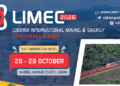 LIMEC 2026 promotional artwork announcing the Oct. 28–29 conference in Harbel, Liberia.