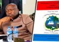 Finance and Development Planning Minister Augustine Kpehe Ngafuan.