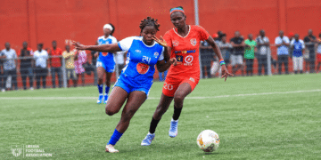 Shaita Angels and Determine Girls players competing in a previous match.