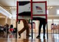 Voting equipment in the United States.